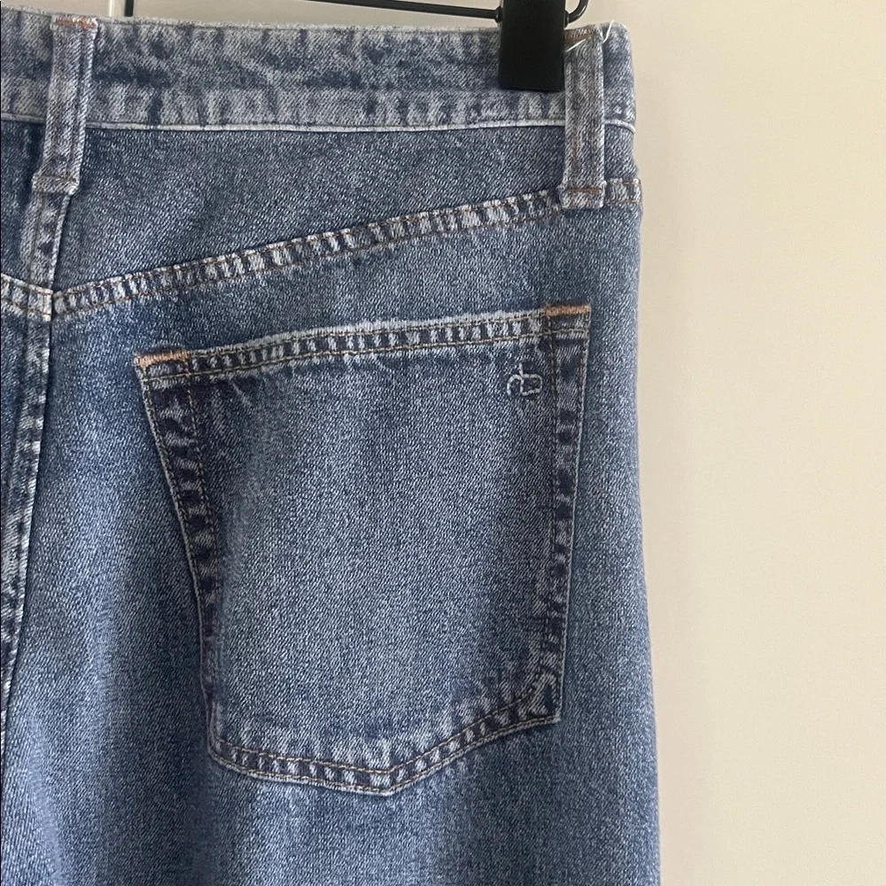 Rag & Bone Miramar Sofie Ankle Length Pants Wide Leg Cotton Terry Venice - Picture 10 of 15